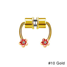 Load image into Gallery viewer, Stainless Steel Nose Ring Horseshoe Magnetic Nose Ring Non Piercing Hoop Septum Rings Nose Stud Ear Clip Piercing Women Jewelry