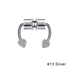 Load image into Gallery viewer, Stainless Steel Nose Ring Horseshoe Magnetic Nose Ring Non Piercing Hoop Septum Rings Nose Stud Ear Clip Piercing Women Jewelry