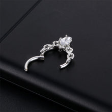 Load image into Gallery viewer, Butterfly Nose Piercing Ring Nasal Septum Piercing Ring Titanium Steel Nose Stud Piercing NosePin Jewelry Women Men Accessories