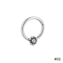 Load image into Gallery viewer, Butterfly Nose Piercing Ring Nasal Septum Piercing Ring Titanium Steel Nose Stud Piercing NosePin Jewelry Women Men Accessories