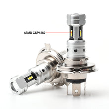 Load image into Gallery viewer, 4SMD CSP1860 LED Motorcycle Scooter Headlamp Head Light DRL High Low 80W Light White H4 P15D BA20D