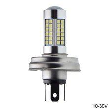 Load image into Gallery viewer, 1PC 66SMD LED Motorcycle Headlight Lamp High/Low Beam for Scooter Moped 6000K DC 6V 12V 10-30V Motorbike Head Bulb