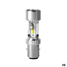 Load image into Gallery viewer, H4 H6 BA20D LED Motorcycle Headlight Blub DC 12V 6500K Moto Light CSP 1860 Chip Scooter Motobike Head Lamp