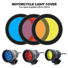 Load image into Gallery viewer, 1Pc Motorcycle Headlight Spotlight Cover Moto Light Cover 3000k Lamp Cover Diameter 58mm/60mm