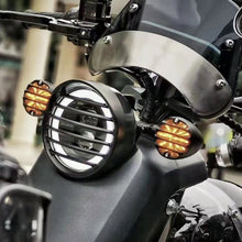 Load image into Gallery viewer, 1Pc Motorcycle Front Rear Turn Signal Light Tail Lights Guard Cover Protection Grid