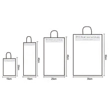 Load image into Gallery viewer, Multifunctional Rose Gift Bag Transparent Flower Bag Tote Bag with English Card for Wedding Party Mother's Day Flower box