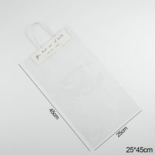 Load image into Gallery viewer, Multifunctional Rose Gift Bag Transparent Flower Bag Tote Bag with English Card for Wedding Party Mother's Day Flower box