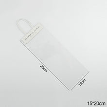 Load image into Gallery viewer, Multifunctional Rose Gift Bag Transparent Flower Bag Tote Bag with English Card for Wedding Party Mother's Day Flower box