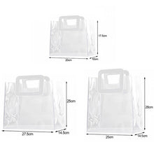 Load image into Gallery viewer, Multifunctional PVC Gift Bag Transparent Tote Bag Wedding Party Mother's Day Flower Gift Package Bag Shpping Makeup Bag