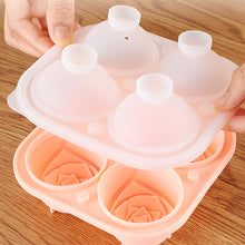 Load image into Gallery viewer, Silicone Rose Ice Cube Mold Summer Wiskey Beer Flower Ice Maker Juice Bar Cocktail Wine Decoration Mold Tray Kitchen Tool