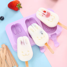 Load image into Gallery viewer, Silicone Ice Cream Mold Popsicle Molds DIY Homemade Cartoon Ice Cream Popsicle Ice Pop Maker Mould