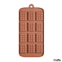Load image into Gallery viewer, Letters Numbers Waffle Silicone Mold DIY Chocolate Cake Mold Baking Tray Dessert Pastry Cake Decorating Tools Ice Cube Mould