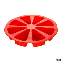 Load image into Gallery viewer, 8Cavity Round DIY Cake Mold 8 Slice Scone Bread Baking Mold Pizza Silicone Baking Tray Bakeware