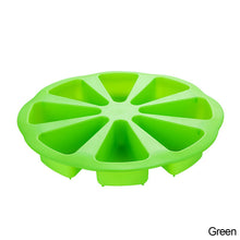 Load image into Gallery viewer, 8Cavity Round DIY Cake Mold 8 Slice Scone Bread Baking Mold Pizza Silicone Baking Tray Bakeware