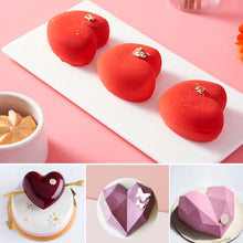 Load image into Gallery viewer, Large Silicone Diamond Heart Numbers Letters Alphabet Cake Mold Set Chocolate Fondant Cake Decoration Baking Tool Mousse Cake Dessert Candy Pastry Baking Accessories