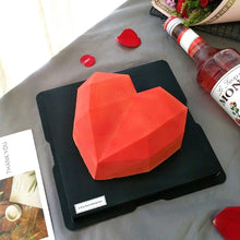 Load image into Gallery viewer, Large Silicone Diamond Heart Cake Mold Chocolate Fondant Cake Decoration Baking Tool Mousse Cake Dessert Candy Pastry Baking Accessories