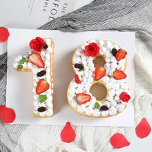Load image into Gallery viewer, 10 inch Silicone Numbers Cake Mold Birthday Digit Cake Decoration Baking Tool Fondant Cake Baking Mold Bakeware