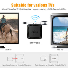 Load image into Gallery viewer, X96Q Android 10.0 4K TV BOX Allwinner H313 Quad Core WIFI Network HD Smart Media Player Mini Set Top Box