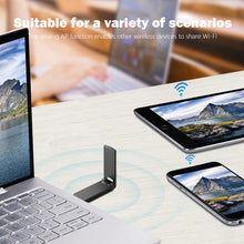 Load image into Gallery viewer, 5G Dual Frequency Free Drive Wireless Network Card 1200M USB 3.0 Wireless Laptop PC Computer Wifi Receiver
