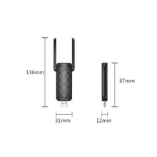 Load image into Gallery viewer, 1800M Wifi 6 High Speed USB Wireless Network Card Free Drive Transmitter Receiver for Win 7/10/11 Computer Laptop
