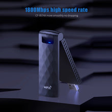 Load image into Gallery viewer, Wifi 6 Wireless Card 1800M USB Adapter Dual Band High Gain 5G/2.4GHz WiFi Network Card Receiver Transmitter