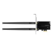 Load image into Gallery viewer, Bluetooth-compatible 5.2 WiFi6 1800M Wireless Adapter 6G/2.4GHz WiFi OFDMA Technology PCI-E Network Card Transmitter