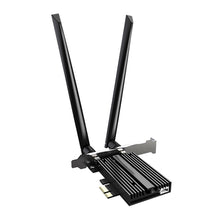 Load image into Gallery viewer, Bluetooth-compatible 5.2 WiFi6 1800M Wireless Adapter 6G/2.4GHz WiFi OFDMA Technology PCI-E Network Card Transmitter