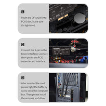 Load image into Gallery viewer, WiFi6 PCI-E Dual-frequency Network Card Bluetooth-compatible 5.2 1800M 5G/2.4GHz WiFi Wireless Adapter For Windows 10/11