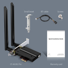 Load image into Gallery viewer, 3000M WiFi6E PCI-E Tri-band Computer Built-in Gaming Network Card Bluetooth-compatible 5.2 5G/2.4GHz WiFi Wireless Adapter