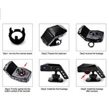 Load image into Gallery viewer, 1080P Car Center Console Dashcam Full HD Dash Cam Video Driving Recorder with Center Console LCD Car DVR Video Recorder Parking Monitor