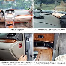 Load image into Gallery viewer, 1080P Car Center Console Dashcam Full HD Dash Cam Video Driving Recorder with Center Console LCD Car DVR Video Recorder Parking Monitor