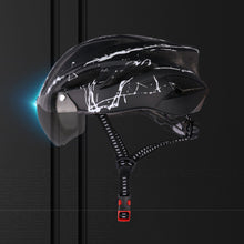 Load image into Gallery viewer, Magnetic Visor Goggles Integrated Bicycle Helmet Ultralight Road Mtb Mountain Bike Ventilated Cycling Helmet Safety Cap