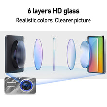 Load image into Gallery viewer, 4" Full HD Dashcam Dual Lens Car DVR Camera Rear View Dual Lens Video Recorder Cycle 1080P Video Mirror Recorder Dash Cam