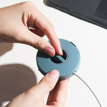 Load image into Gallery viewer, Multifunction USB Cable Storage Box Portable Cable Winder Box Rotatable Earphone Charging Cable Wire Adjustsble Cables Winder