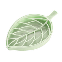 Load image into Gallery viewer, Bathroom Soap Box Soap Holder Double Layer Leaf Shape Dish Storage Non-slip Toilet Kitchen Drain Soap Holder Household Tray