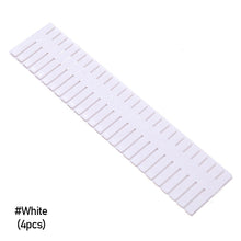 Load image into Gallery viewer, 4Pcs/Set DIY Plastic Grid Drawer Divider Adjustable Sock Underwear Dresser Organizer Stationary Storage