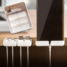 Load image into Gallery viewer, 3Pcs Wire Holder Clamp Table Fixed Line Clamp Cable Manager Organizer Desktop Data Cable Clips Storage Home Storage