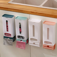 Load image into Gallery viewer, Wall Mounted Bag Holder Trash Bag Dispenser Plastic Organizer Plastic Storage Box Bekas Letak Plastik Sampah