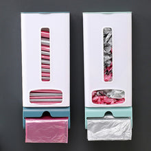 Load image into Gallery viewer, Wall Mounted Bag Holder Trash Bag Dispenser Plastic Organizer Plastic Storage Box Bekas Letak Plastik Sampah