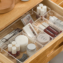 Load image into Gallery viewer, Transparent Drawer Box Cosmetic Cabinet Anti-Scratch Drawer Organizer Office Desk Storage Box Drawer Organizer Storage Box Stationery Organizer
