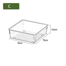 Load image into Gallery viewer, Transparent Drawer Box Cosmetic Cabinet Anti-Scratch Drawer Organizer Office Desk Storage Box Drawer Organizer Storage Box Stationery Organizer