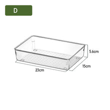 Load image into Gallery viewer, Transparent Drawer Box Cosmetic Cabinet Anti-Scratch Drawer Organizer Office Desk Storage Box Drawer Organizer Storage Box Stationery Organizer