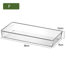 Load image into Gallery viewer, Transparent Drawer Box Cosmetic Cabinet Anti-Scratch Drawer Organizer Office Desk Storage Box Drawer Organizer Storage Box Stationery Organizer