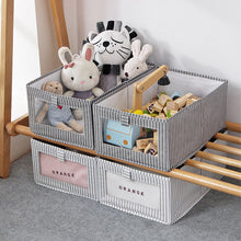 Load image into Gallery viewer, Foldable Drawer Wardrobe Clothes Organizer Storage Box Multi-size Linen Cloth Storage Box Organizing Basket Home Storage