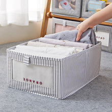 Load image into Gallery viewer, Foldable Drawer Wardrobe Clothes Organizer Storage Box Multi-size Linen Cloth Storage Box Organizing Basket Home Storage