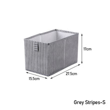 Load image into Gallery viewer, Foldable Drawer Wardrobe Clothes Organizer Storage Box Multi-size Linen Cloth Storage Box Organizing Basket Home Storage