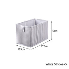 Load image into Gallery viewer, Foldable Drawer Wardrobe Clothes Organizer Storage Box Multi-size Linen Cloth Storage Box Organizing Basket Home Storage