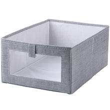 Load image into Gallery viewer, Foldable Drawer Wardrobe Clothes Organizer Storage Box Multi-size Linen Cloth Storage Box Organizing Basket Home Storage