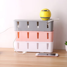 Load image into Gallery viewer, Wire Cable Socket Organizer Table Charger Wire Safety Storage Box Dust-proof Power Strip Wire Case Socket Organizer