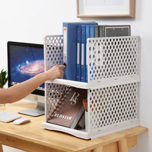 Load image into Gallery viewer, Folding Clothes Organization Wardrobe Organizer Cloth Storage High Capacity Stackable Drawer Basket Cabinet Underwear Box